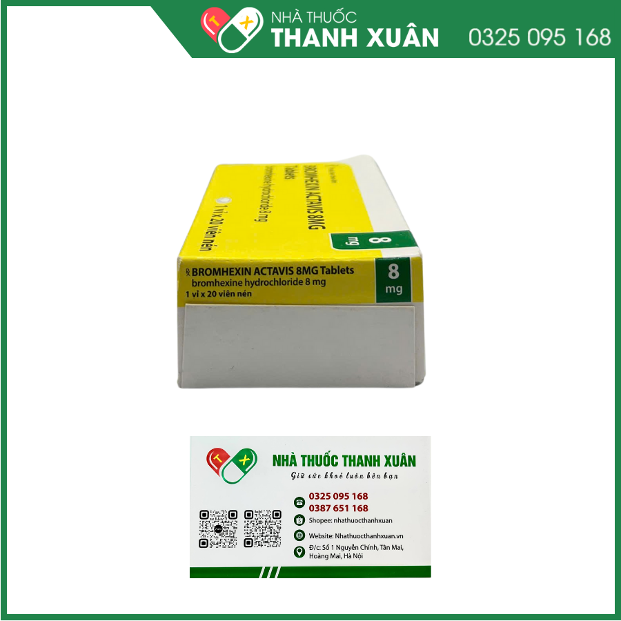Bromhexine Actavis làm loãng đờm nhanh chóng